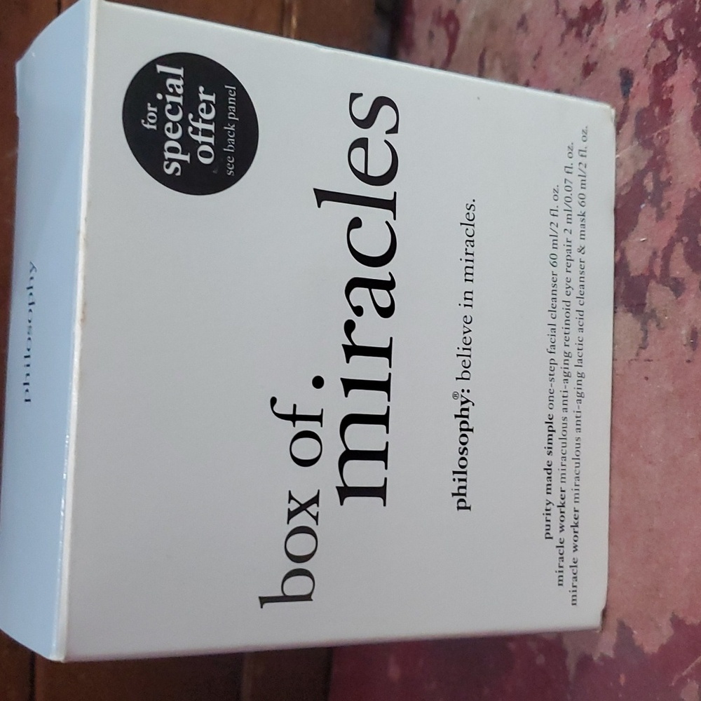 Philosophy box of miracles